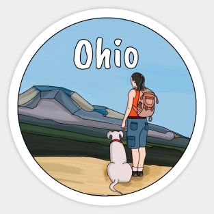 Hiking Ohio Sticker